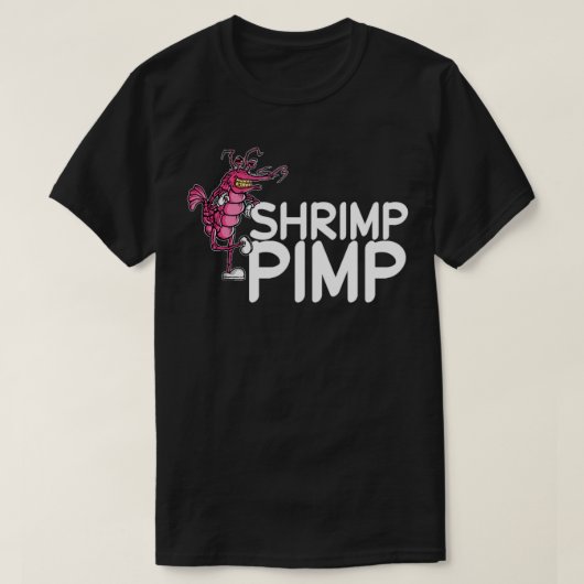 Shrimp Pimp Cherry Neocaridina Aquarium T-shirt (Design voorkant)