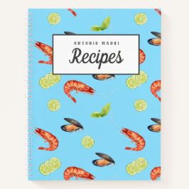 Shrimp Scampi Recipe Book - Caribbean Notitieboek