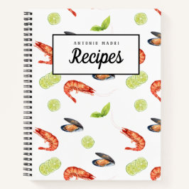 Shrimp Scampi Recipe Book Notitieboek
