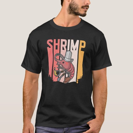 Shrimp Seafood Chef T-shirt (Voorkant)
