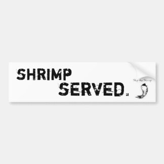 Shrimp Served Bumpersticker