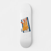 Shrimp tempura cartoon illustratie persoonlijk skateboard (Voorkant)
