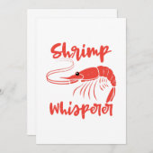 Shrimp Whisperer Seafood Crayfish Lobster Gift Bedankkaart (Voorkant / Achterkant)