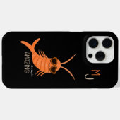 Shrimp with sunglasses Case-Mate iPhone case (Achterkant (horizontaal))