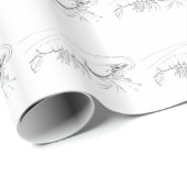 Shrimp Wrapping Paper Cadeaupapier (Rol Hoek)