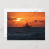 Shrimper Briefkaart (Voorkant / Achterkant)