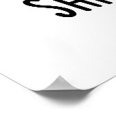 Shrimply Cool Funny Shrimp Pun Poster (Hoek)