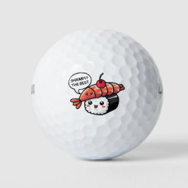 Shrimply de beste kawaii sushi golfballen