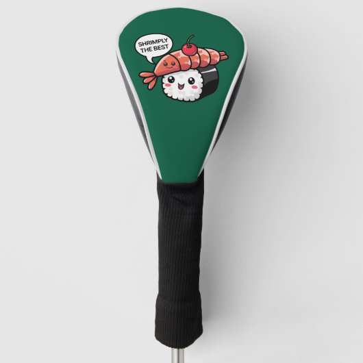 Shrimply de beste kawaii sushi golfheadcover (Voorkant)