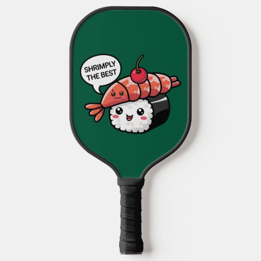 Shrimply de beste kawaii sushi pickleball paddle (Voorkant)