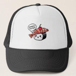 Shrimply de beste kawaii sushi trucker pet