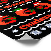 Shrimply Having A Wonderful Christmas Time Tee Poster (Hoek)