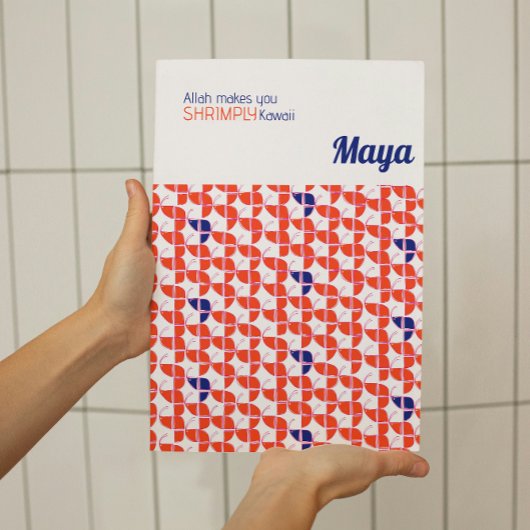 SHRIMPLY Kawaii Retro Sinaasappel Wit Kwekerij Cus Poster