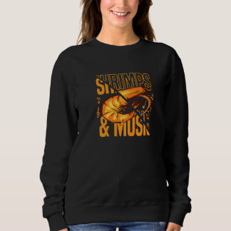 Shrimps en muzikant Prawn Seafood Trui