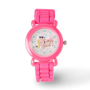 Shrimpy Jacks Fun Musician Seafood Humor Horloge