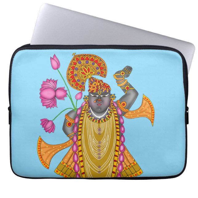 Shrinath Ji  Laptop Sleeve (Voorkant)