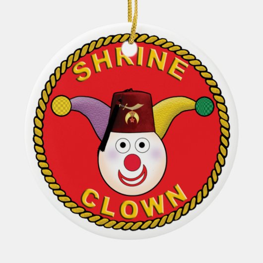 Shrine Clown Keramisch Ornament (Voorkant)