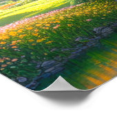 Shrine in Blossoming-Natuur Poster (Hoek)