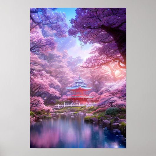 Shrine in the Pink Bloom Poster (Voorkant)