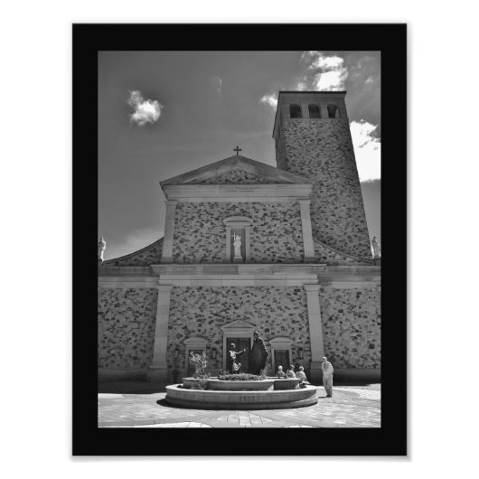 Shrine of Our Lady Guadalupe Foto Afdruk (Voorkant)
