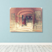 Shrine of the Annunciation, Nazareth, 20 april 201 Canvas Afdruk (Insitu (Houten vloer))