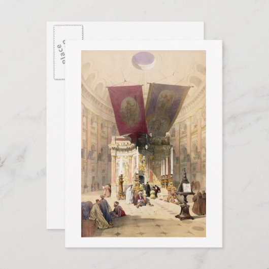 Shrine of the Heilige Sepulcher, 10 april 1839, pl Briefkaart (Voorkant / Achterkant)