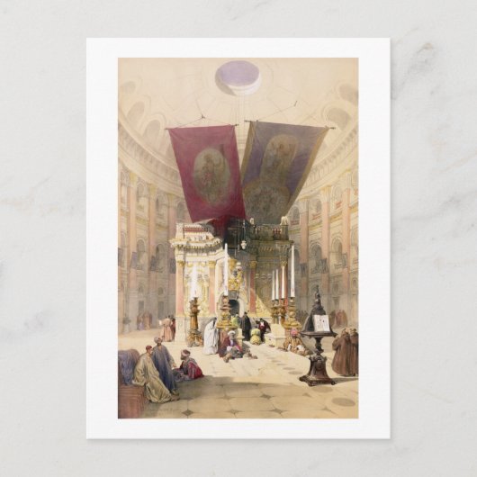 Shrine of the Heilige Sepulcher, 10 april 1839, pl Briefkaart (Voorkant)