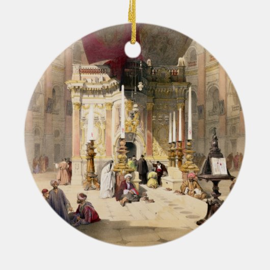 Shrine of the Heilige Sepulcher, 10 april 1839, pl Keramisch Ornament (Achterkant)