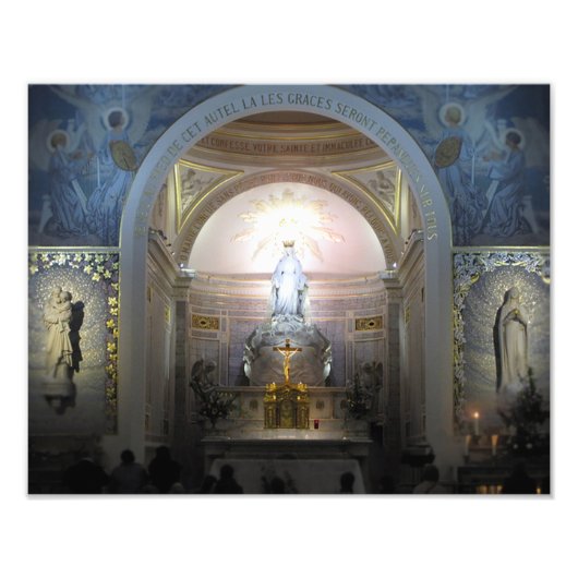 Shrine of the Miraculous Medal: Parijs, Frankrijk Foto Afdruk (Voorkant)