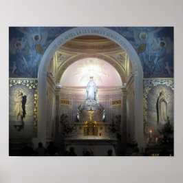Shrine of the Miraculous Medal: Parijs, Frankrijk Poster
