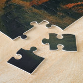 Shrine Path at Dawn – Tranquil Japan Puzzle Legpuzzel (Zijkant)