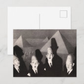 Shrine Quartet van Grant Wood Briefkaart (Voorkant / Achterkant)