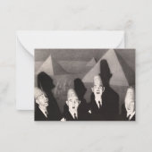 Shrine Quartet van Grant Wood Notitiekaartje (Voorkant)