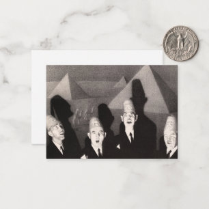 Shrine Quartet van Grant Wood Notitiekaartje