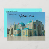 Shrine van Hazrat Ali Sharif Afghanistan Briefkaart (Voorkant / Achterkant)