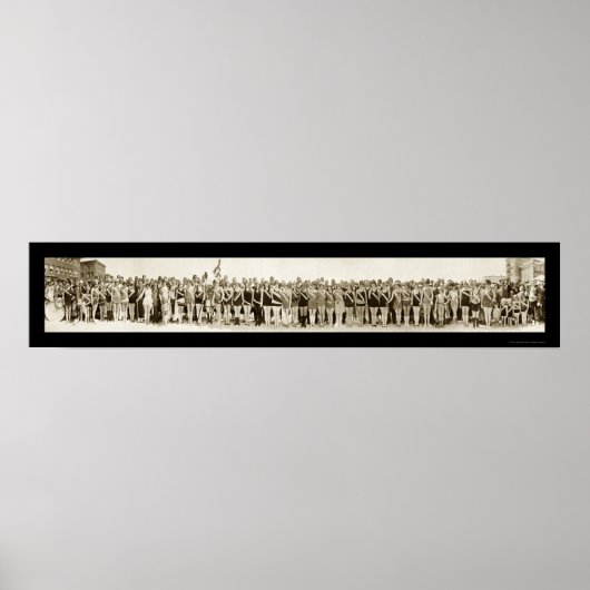 Shriner Beauty Parade Foto 1925 Poster (Voorkant)