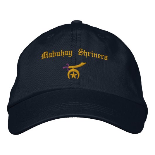 Shriner Geborduurd Geborduurde Pet (Voorkant)