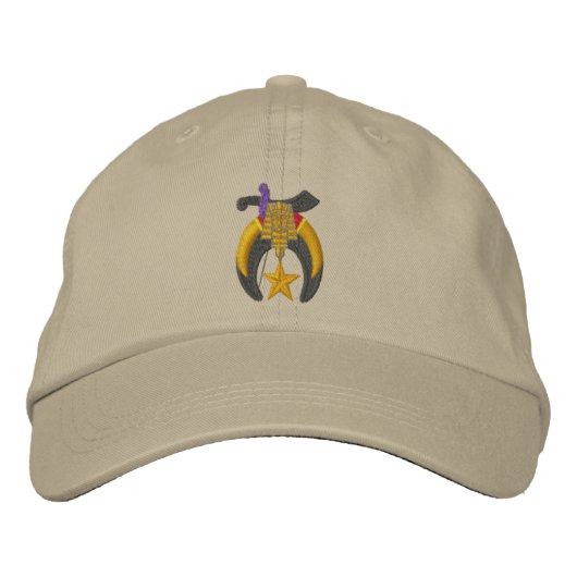 Shriner Geborduurd Pet (Voorkant)