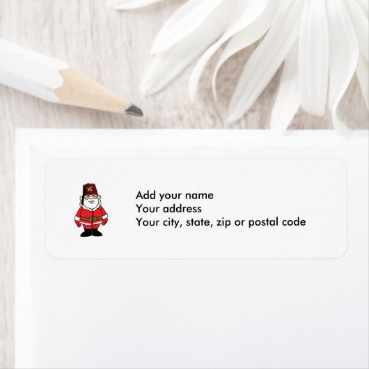 Shriner Santa Etiket (Insitu)