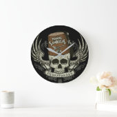 Shriner Skull Distressed Clock Grote Klok (Huis)
