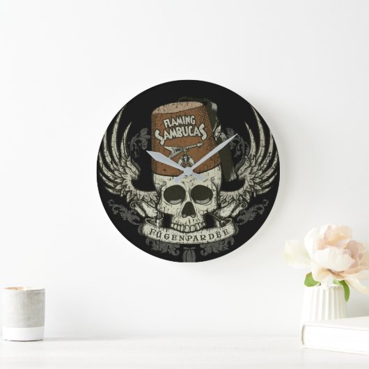 Shriner Skull Distressed Clock Grote Klok (Huis)