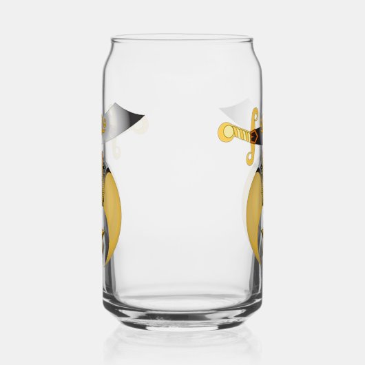 Shriners bedrukt blik glas (Rechts)
