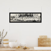 Shriners Ceremonial Photo 1920 Poster (Keuken)