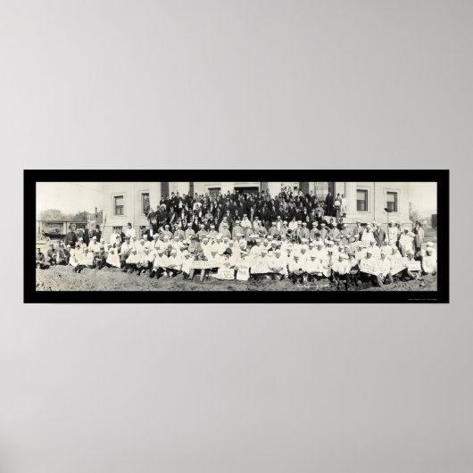 Shriners Ceremonial Photo 1920 Poster (Voorkant)