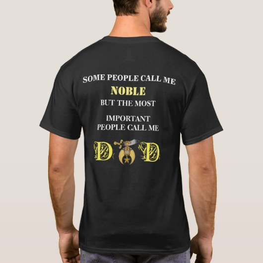 Shriners Dad T-shirt (Achterkant)