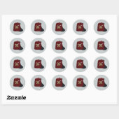 Shriners-editie Ronde Sticker (Vel)