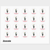 Shriners-editie Ronde Sticker (Vel)