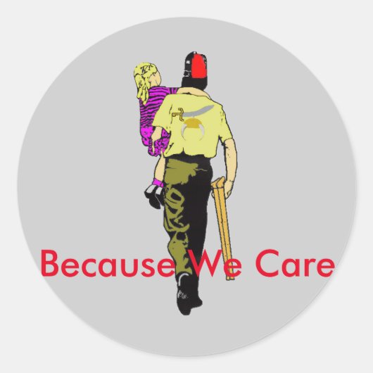 Shriners Edition Ronde Sticker (Voorkant)