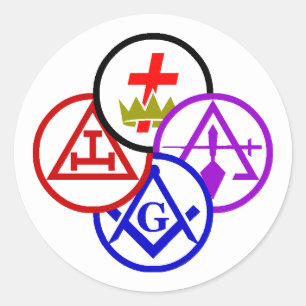 Shriners en Vrienden Editie Ronde Sticker