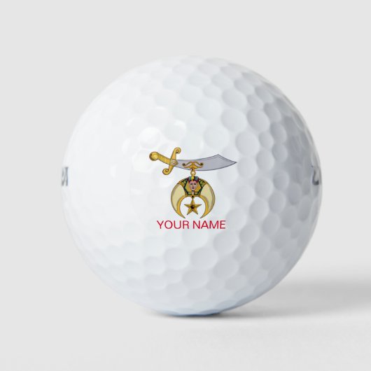 SHRINERS GOLFBALLEN (Voorkant)
